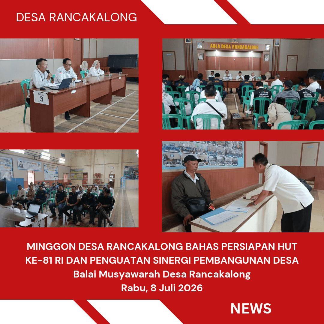 Rancang Bersama, Panitia PEMDES Desa Rancakalong sukseskan HUT ke-81