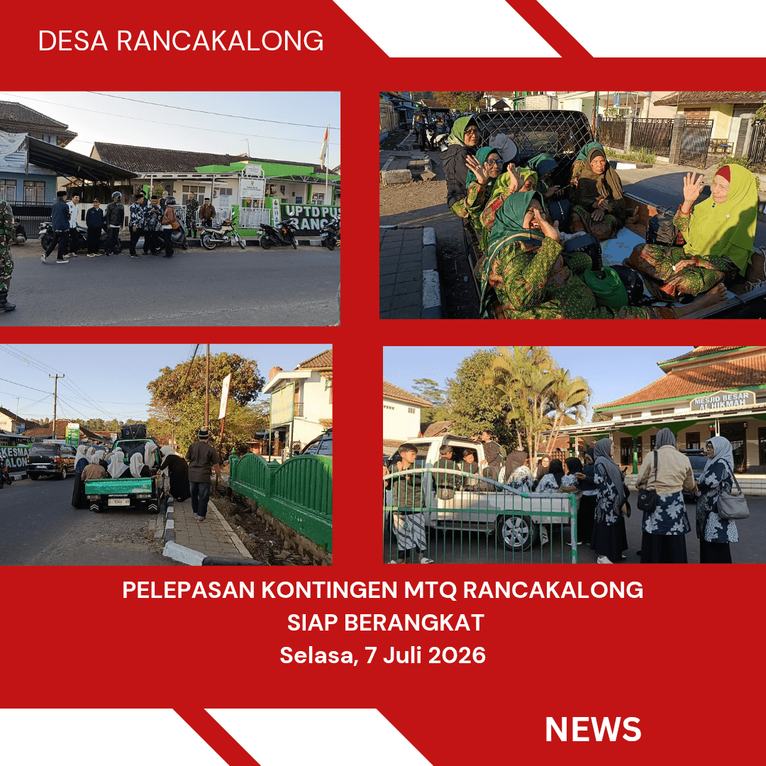 Kecamatan Rancakalong Lepas Kontingen Pawai Ta'aruf Menuju Pembukaan MTQ Kabupaten Sumedang ke-49