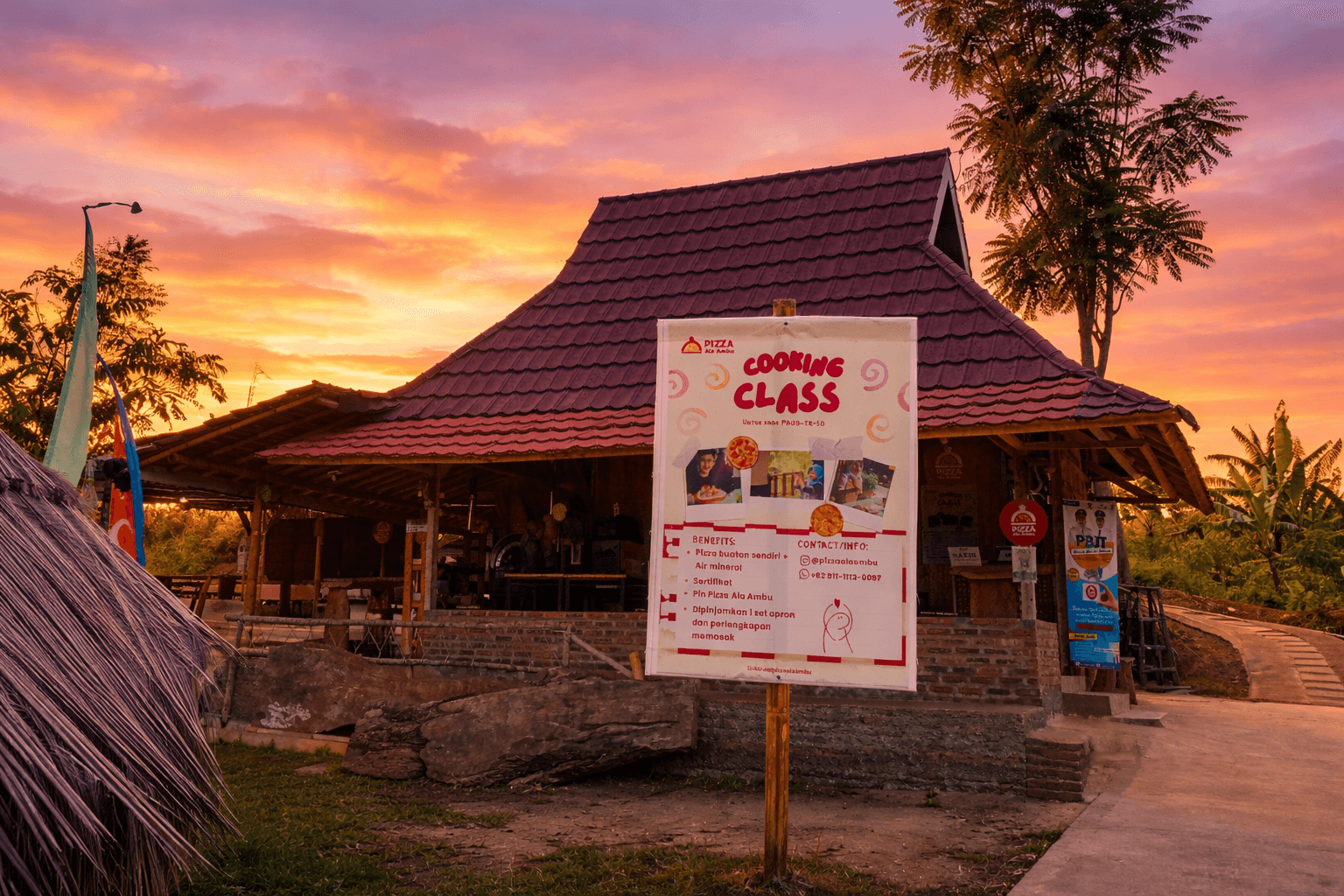 Cooking class pizza ala ambu