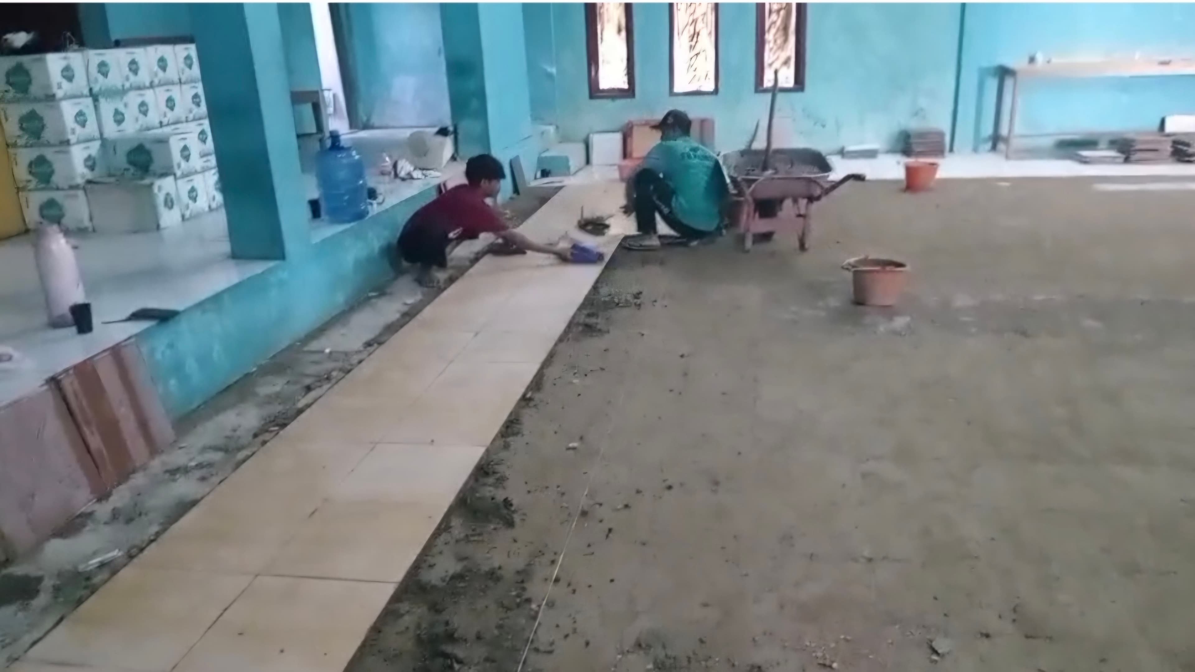 GOR Desa Pamekaran Direhabilitasi, Kepala Desa Tegaskan Dana Berasal dari Donatur 