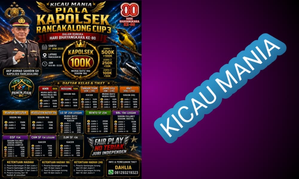 Semarak Hari Bhayangkara ke-80, Kapolsek Rancakalong Cup 3 Siap Digelar 