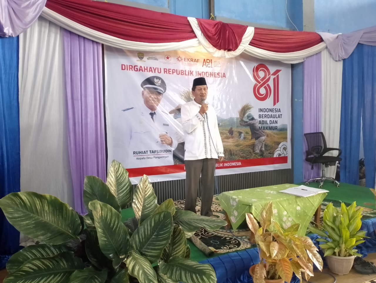 Desa Pangadegan Gelar Dzikir Bersama Sambut HUT ke-81 RI dan Milangkala Desa 