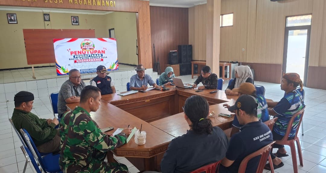 Pendaftaran Bakal Calon Kepala Desa Nagarawangi Resmi Ditutup 