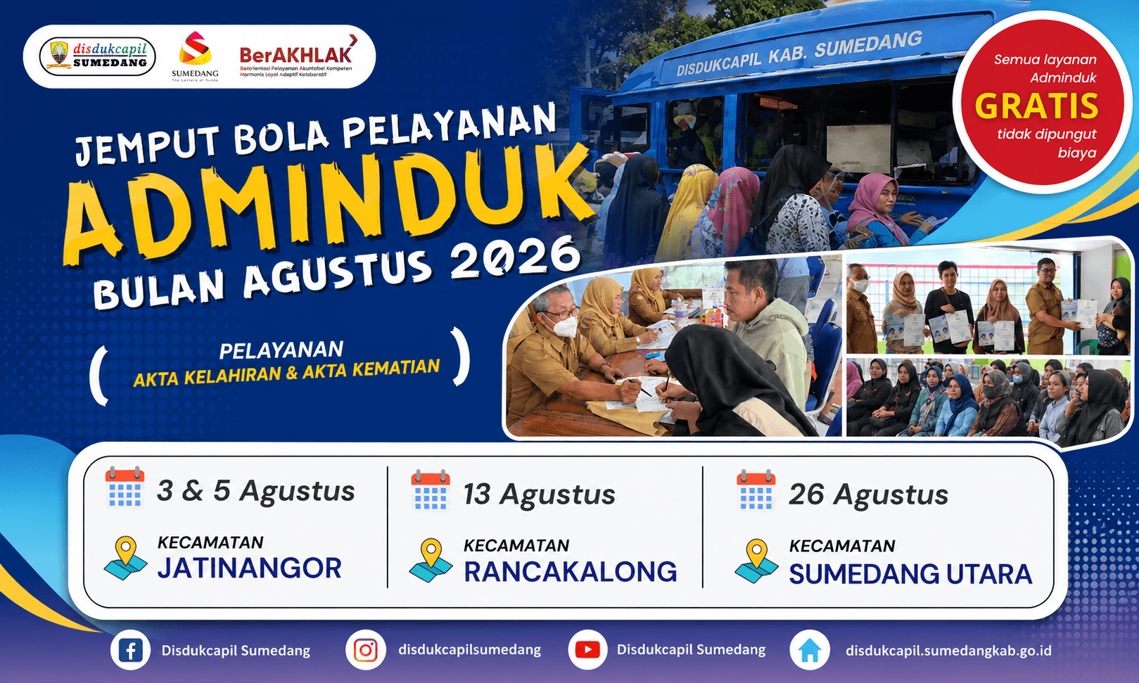 Disdukcapil Sumedang Hadirkan Layanan Jemput Bola Adminduk Gratis di Rancakalong 
